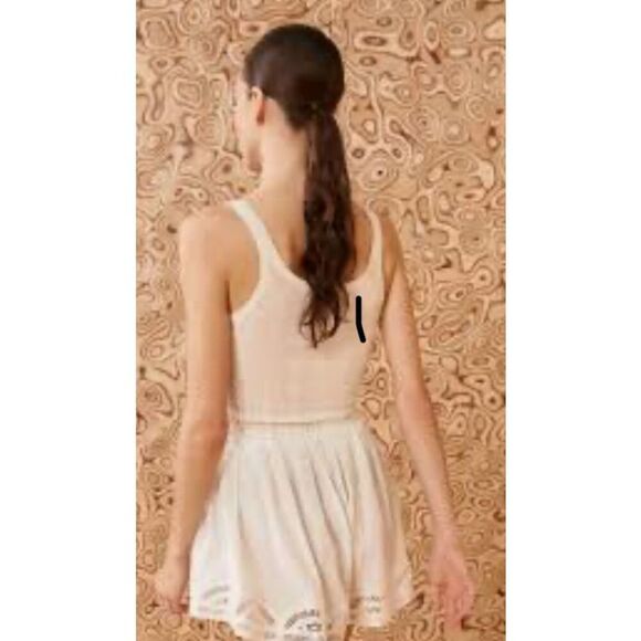 ULLA JOHNSON Mehdi Coverup Shorts in White NWT Size Large - Picture 2 of 6